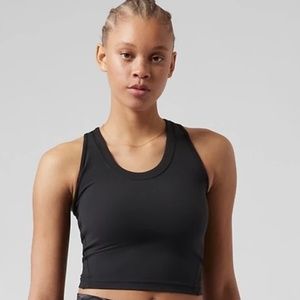 Athleta Shanti Crop Tank 3.0 Black